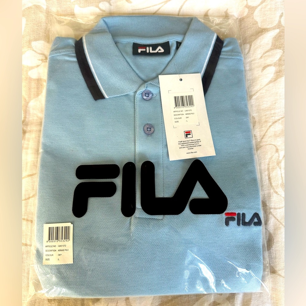 Men’s L/52 Fila polo NWT